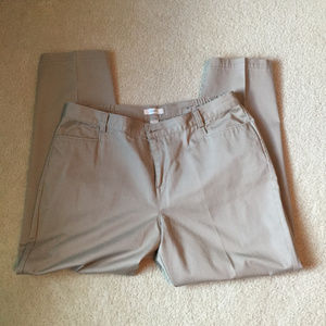 CJ Banks Twill Khaki Trousers - 18W